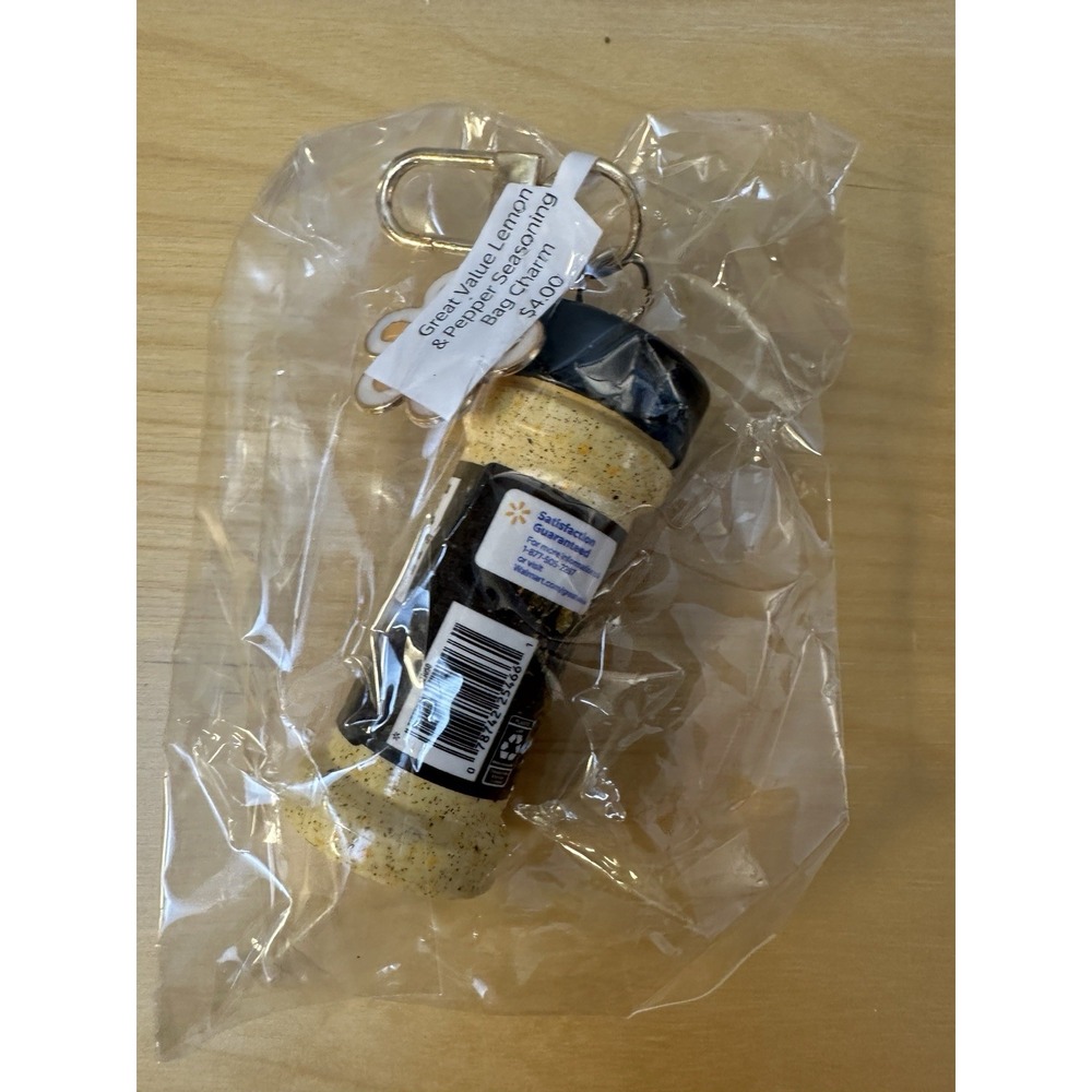 Walmart Great Value Lemon Pepper Seasoning Bag Charm SparkShop New - Picture 2 of 5